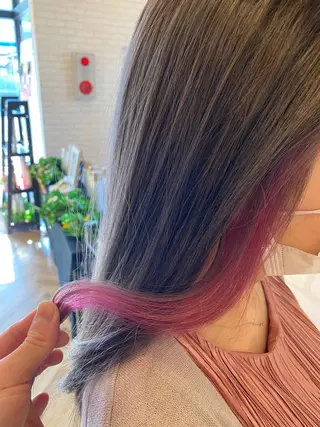 ロング カラー Gain池下 レディースのヘアスタイル