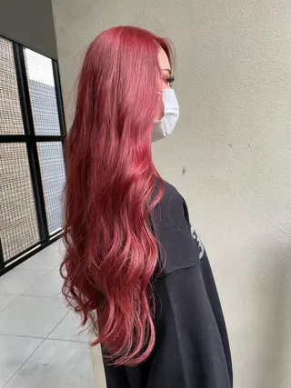 ロング 大内 志穂のヘアスタイル