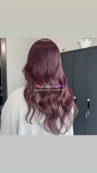 ロング カラー ヘアアレンジ 🩰‎暖色特化 / 𝐒𝐚𝐤𝐢🤎のヘアスタイル