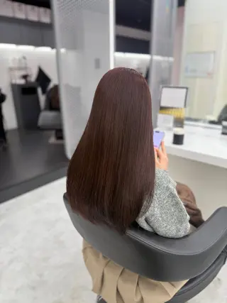 セミロング カラー ヘアアレンジ 🎀Girly艶髪カ ラー🎀Harukaのヘアスタイル