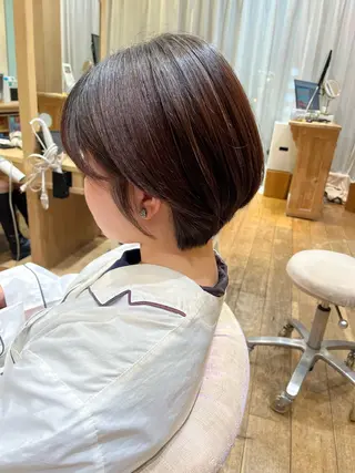 ショート 暖色カラー/似合わせ カット/名古屋/辻のヘアスタイル