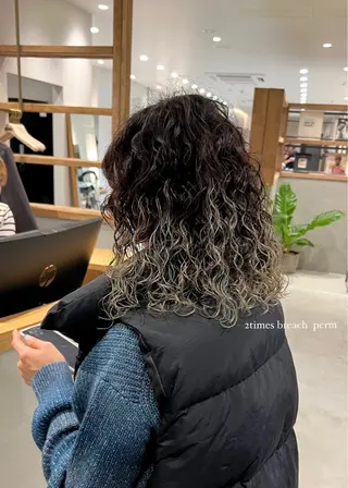 ミディアム パーマ/名古屋パーマ / コデラ ナナホのヘアスタイル