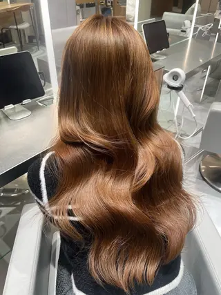 ロング カラー 田中 希のヘアスタイル