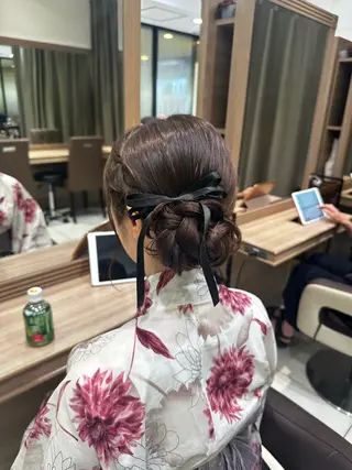 セミロング ヘアアレンジ メンズ特化/ パーマChihoのヘアスタイル