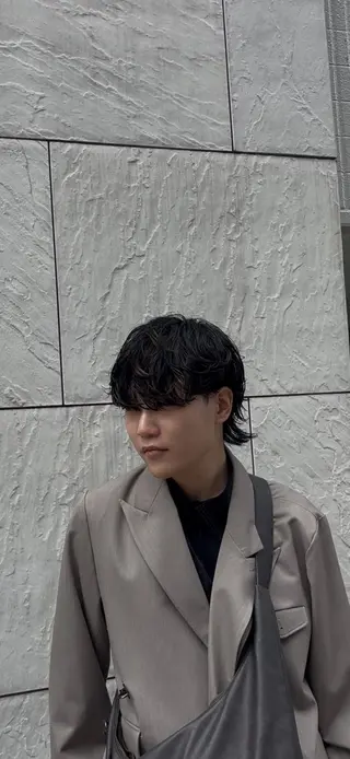 パーマ メンズ渋谷 北斗のヘアスタイル