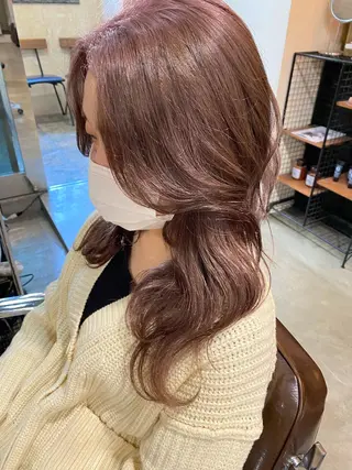 ロング 韓国レイヤー/透明感 カラー🦋mioのヘアスタイル