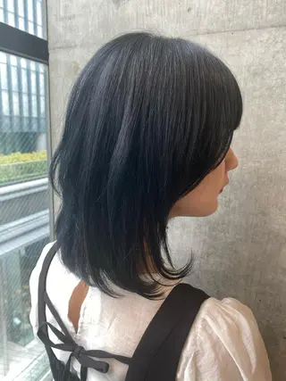 ミディアム SALOWIN原宿AROA店所属・顔まわり神カット✂︎ 齋藤雄大【表参道】のヘアスタイル