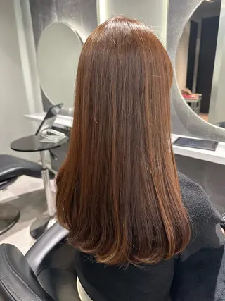 ロング カラー 韓国ヘア🎀艶髪 RISAのヘアスタイル