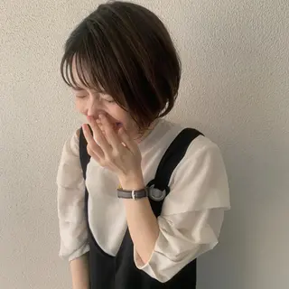 ショート カラー イヌイ フウコのヘアスタイル