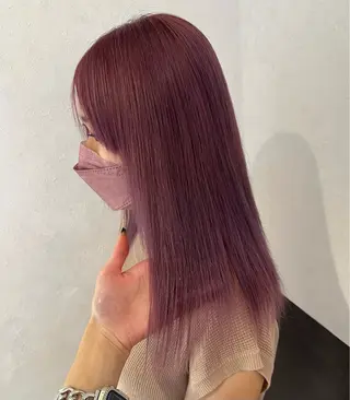 カラー nehus nagaoka所属・🖤複雑履歴ブリーチ Mizuki 🖤のヘアスタイル