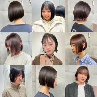 ミディアム カコ/レイヤーカット ヘアアレンジのヘアスタイル