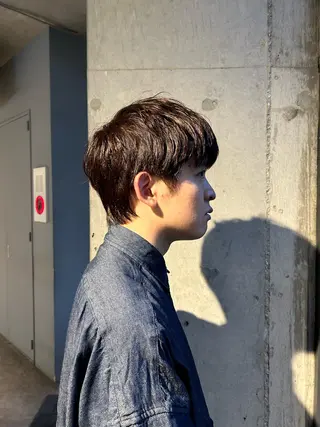 メンズ 葉月/ボブ/ 透明感カラー／中目黒のヘアスタイル