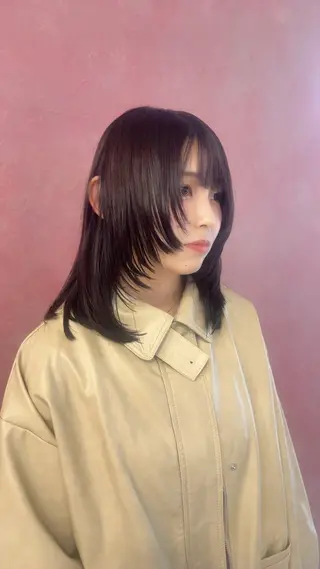 ミディアム Cherish宝塚店所属・Cherish 古田 瑞葵のヘアスタイル