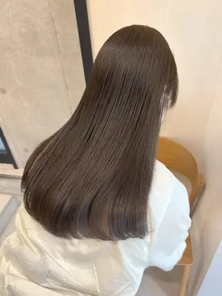 セミロング カラー 🎀やわらかカラー/ 艶カラー/よこやまのヘアスタイル