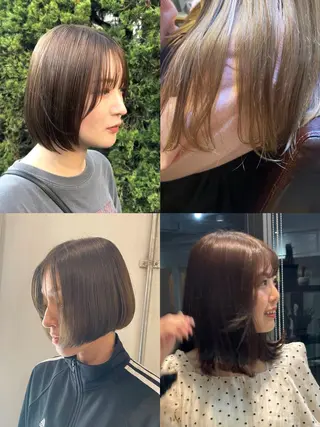 カラー 髪質改善🤍ボブ🤍 ARC＋代官山/りこのヘアスタイル