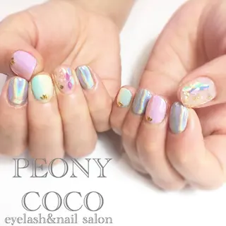 ショート ネイル マツエク・マツパ Beauty salon STELLA所属・STELLA 大西南帆のマツエク・マツパデザイン