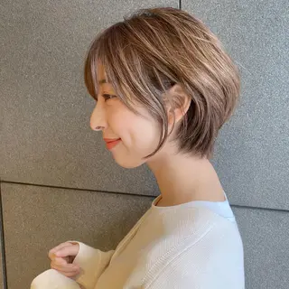 ショート カラー パーマ ヘアアレンジ メンズ キッズ ネイル マツエク・マツパ modek's tokyo所属・顔周りレイヤー ☺︎shunのヘアスタイル