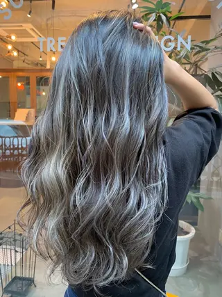 ロング カラー 酸性ストレート/ブリ ーチなし/中村 匠のヘアスタイル