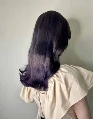 ロング ワンホンレイヤー 福岡天神RAIRAのヘアスタイル