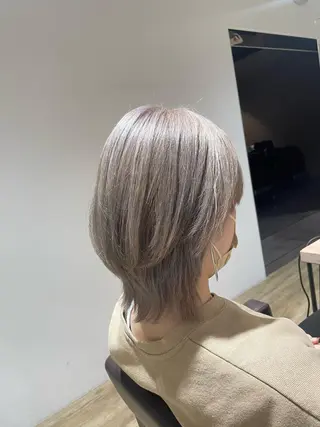 セミロング N＋所属・前田 菜奈子のヘアスタイル