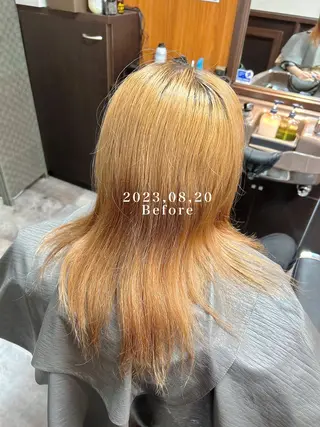 セミロング Smile hair 大森店所属・深野 茜のヘアスタイル