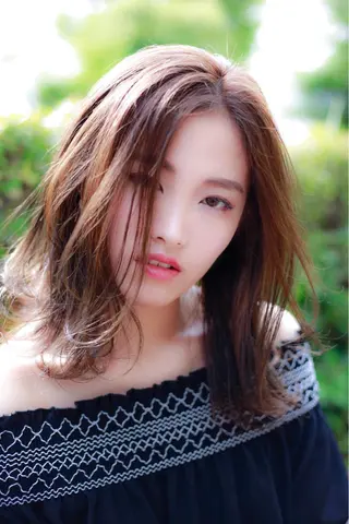 ミディアム 永田 崇のヘアスタイル