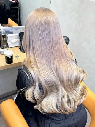 ロング カラー SALOWIN札幌大通り所属・札幌ブリーチカラー/ ダブルカラー/ドイのヘアスタイル