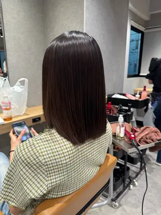 ミディアム 青木 あいかのヘアスタイル