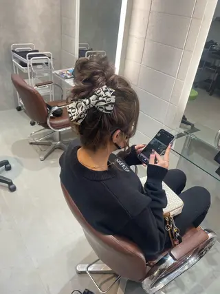 ヘアアレンジ 🖤ROSEL／ KUREA🖤のヘアスタイル