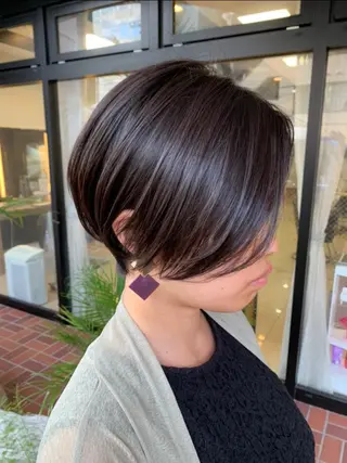 ショート カラー 髪質改善・酸性・ ストレート　Maruのヘアスタイル