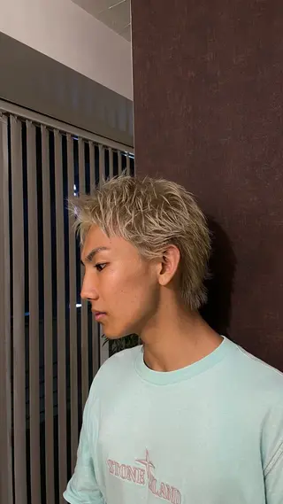 カラー メンズ fifth神宮前 HIN★T★のヘアスタイル