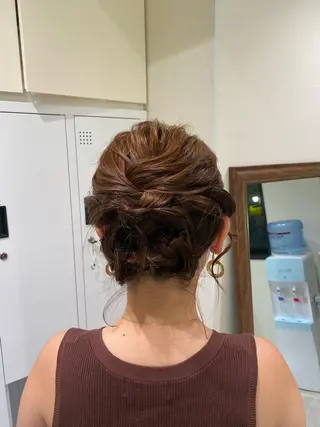 ヘアアレンジ 暖色カラー /ヘアアレンジ/花鈴のヘアスタイル