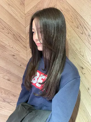 ミディアム 💛FERIAあべの 永川さやか💛のヘアスタイル