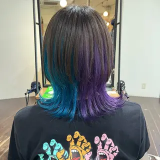 ミディアム カラー パ ルのヘアスタイル