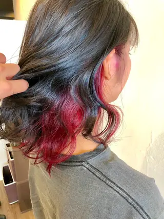 ミディアム カラー Hair make VERDA所属・宮下 耕平のヘアスタイル