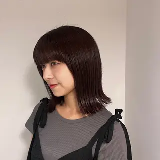 カラー aki ⭐️FILMS銀座のヘアスタイル