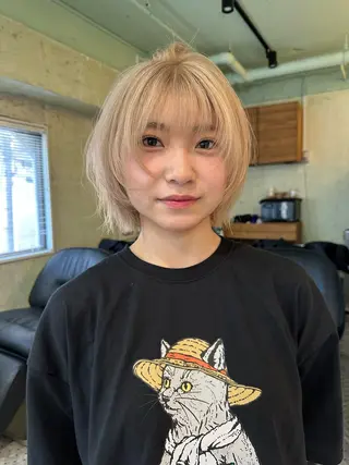 ミディアム カラー AR.MARA hair  studio所属・AR.MARA サトウヒカルのヘアスタイル