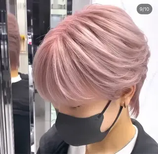 ミディアム ⭐️メンズ特化⭐️ パーマ カラーのヘアスタイル