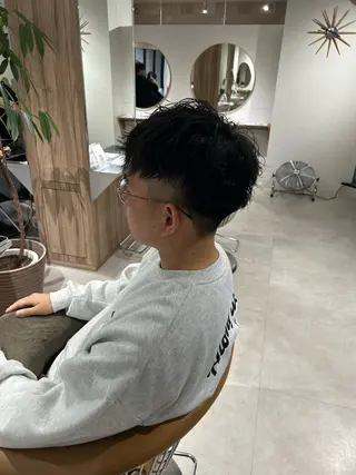 パーマ メンズ 透明感/艶髪/ 石山浩二のヘアスタイル