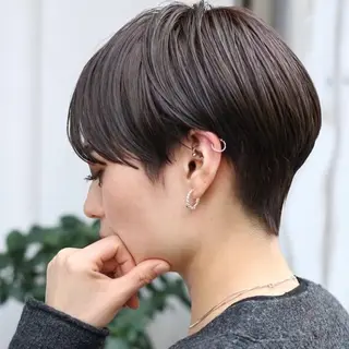 ショート 木村【ショート/ 耳だしショート】のヘアスタイル