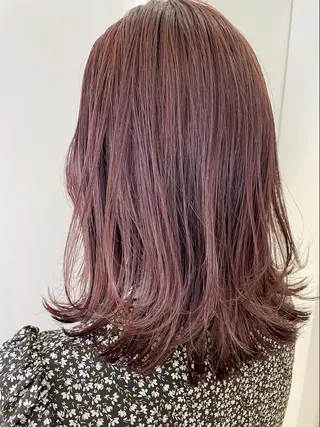 セミロング yurika☁️ 似合わせ｜レイヤーのヘアスタイル