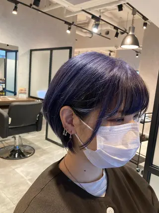 ショート カラー 宮下 弦也のヘアスタイル