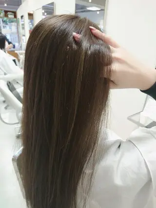 ロング カラー nagane sayakaのヘアスタイル