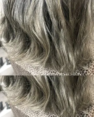 セミロング ヘアアレンジ カラー See by merのマツエク・マツパデザイン