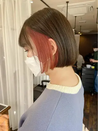 ミディアム カラー Tsuyoki .のヘアスタイル