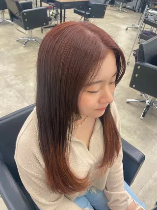 カラー 暖色/透明感カラー /nanami🌼のヘアスタイル