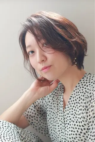 ショート メンズパーマ /堀内波玲のヘアスタイル