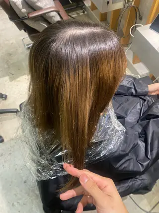 ミディアム カットモデル FILMSりくのヘアスタイル