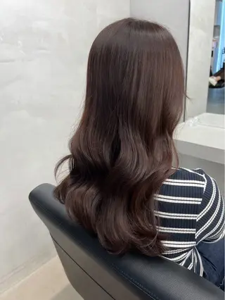 ロング カラー navile 銀座 角田 龍太のヘアスタイル