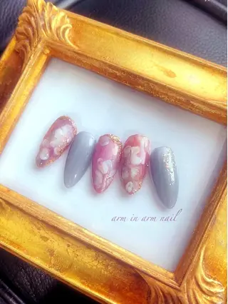 ネイル arm in arm ︎✿Yamamotoのマツエク・マツパデザイン